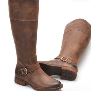 🌸BORN🌸 Brydon Brown Leather Tall Boot Size: 8.5